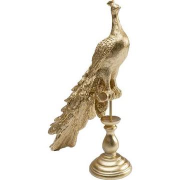 Figura Deco Peacock oro 39