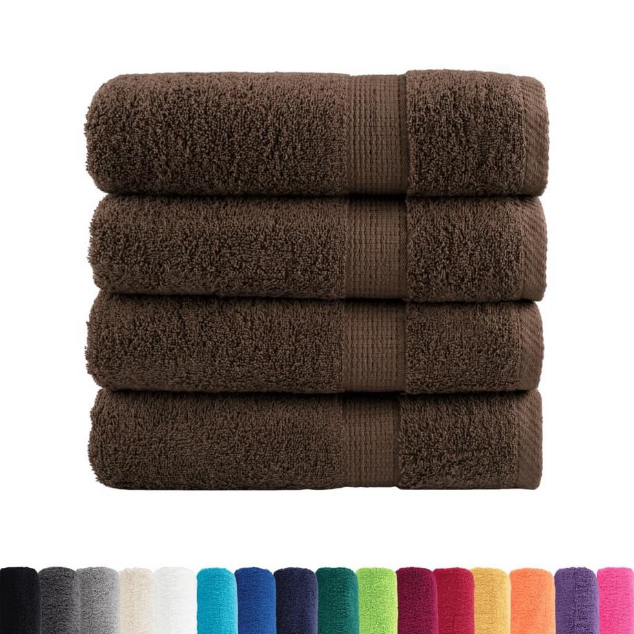 VidaXL Serviette de bain coton  