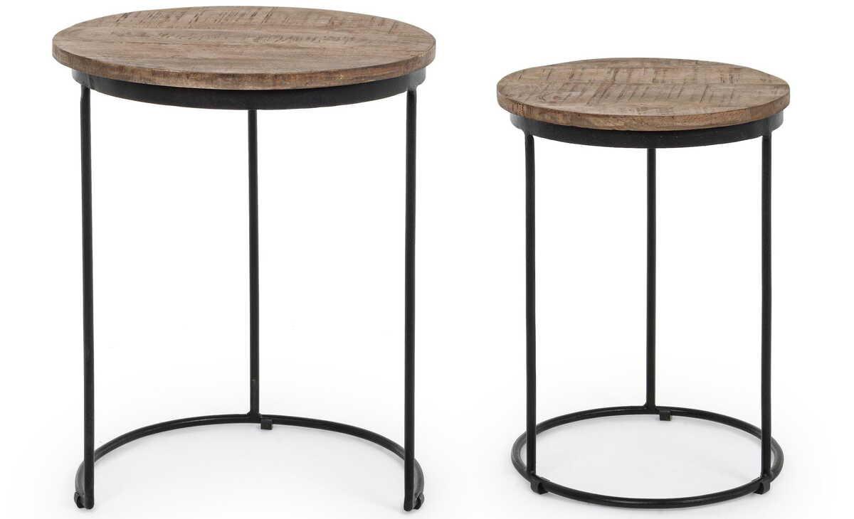 mutoni Table d&#039;appoint Walton (lot de 2)  