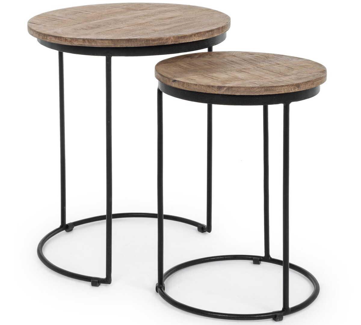 mutoni Table d&#039;appoint Walton (lot de 2)  