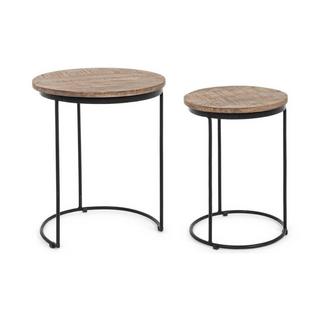 mutoni Table d&#039;appoint Walton (lot de 2)  