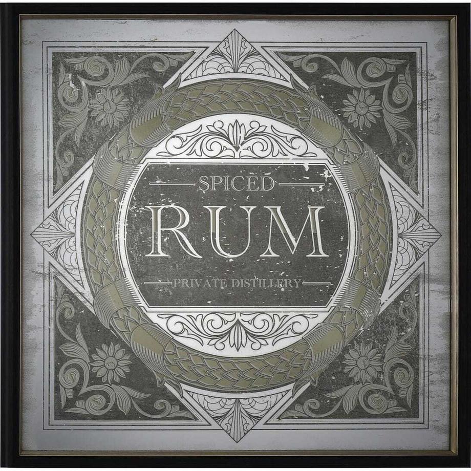 mutoni Specchio Library oro 70x70  