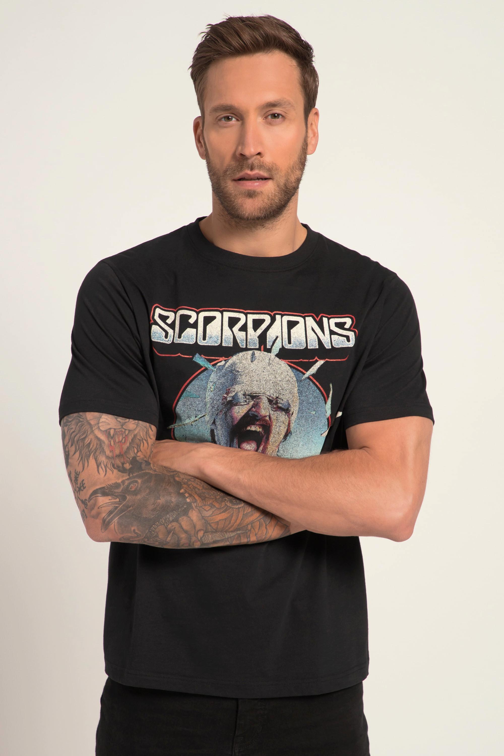 JP1880  T-shirt a mezze maniche dedicata alla band Scorpions 