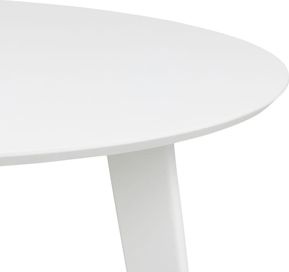 mutoni Table de salle à manger Melrose blanc 105 rond  