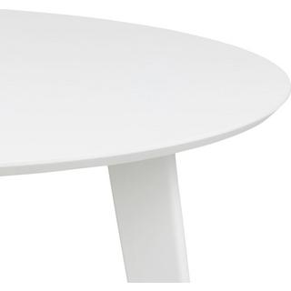 mutoni Table de salle à manger Melrose blanc 105 rond  
