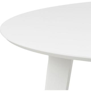 mutoni Table de salle à manger Melrose blanc 105 rond  