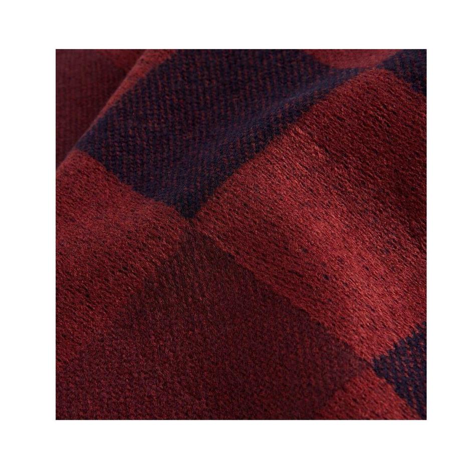 TED BAKER  Sciarpa Plaid Acrilico Frangia 