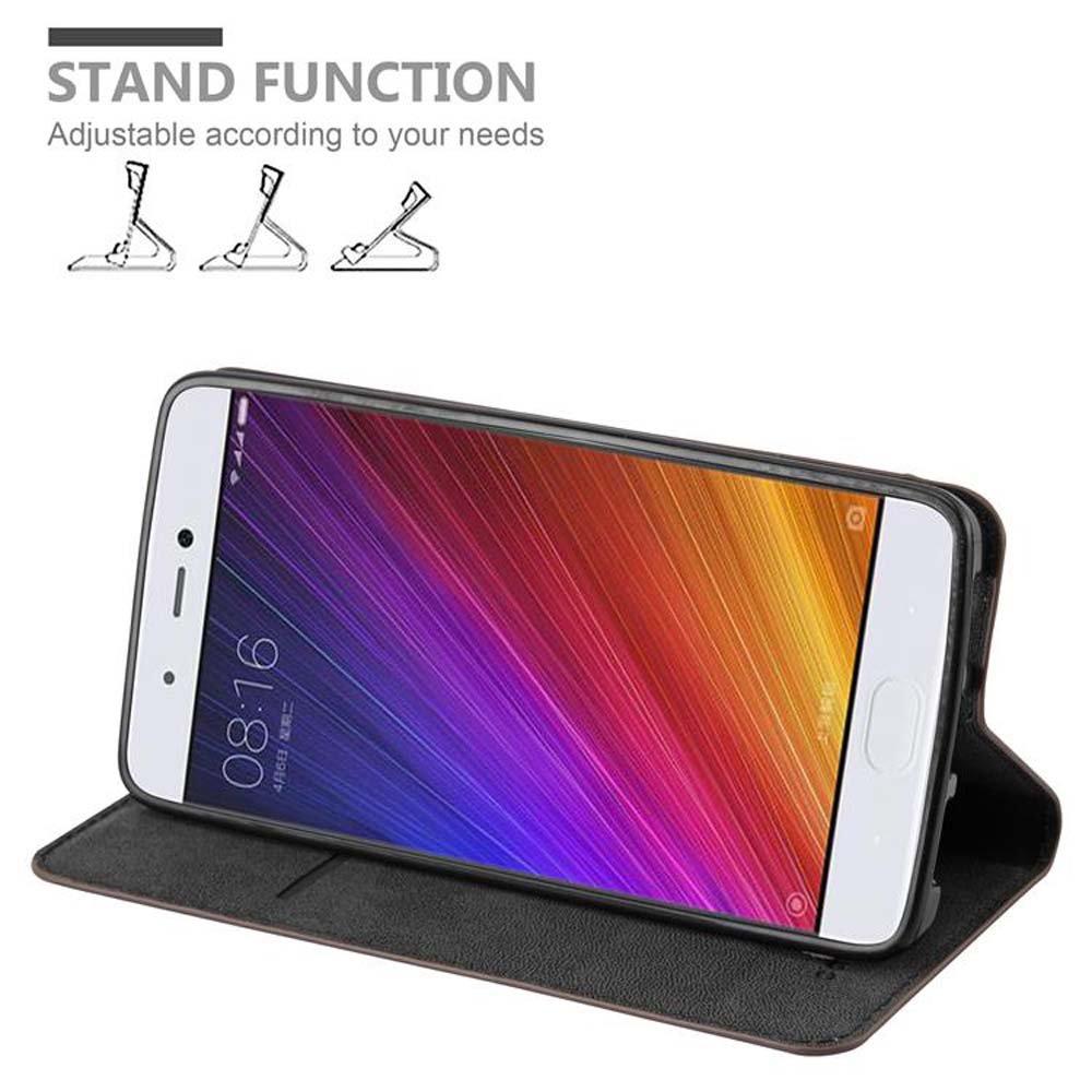 Cadorabo  Housse compatible avec Xiaomi Mi 5s - Coque de protection avec fermeture magnétique, fonction de support et compartiment pour carte 