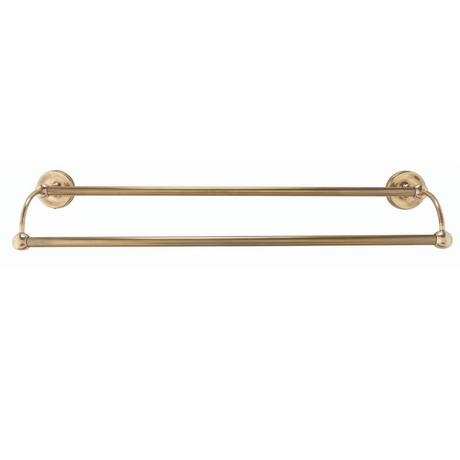 Calicosy Handtuchhalter Wandmontage Messing 2 Stangen  