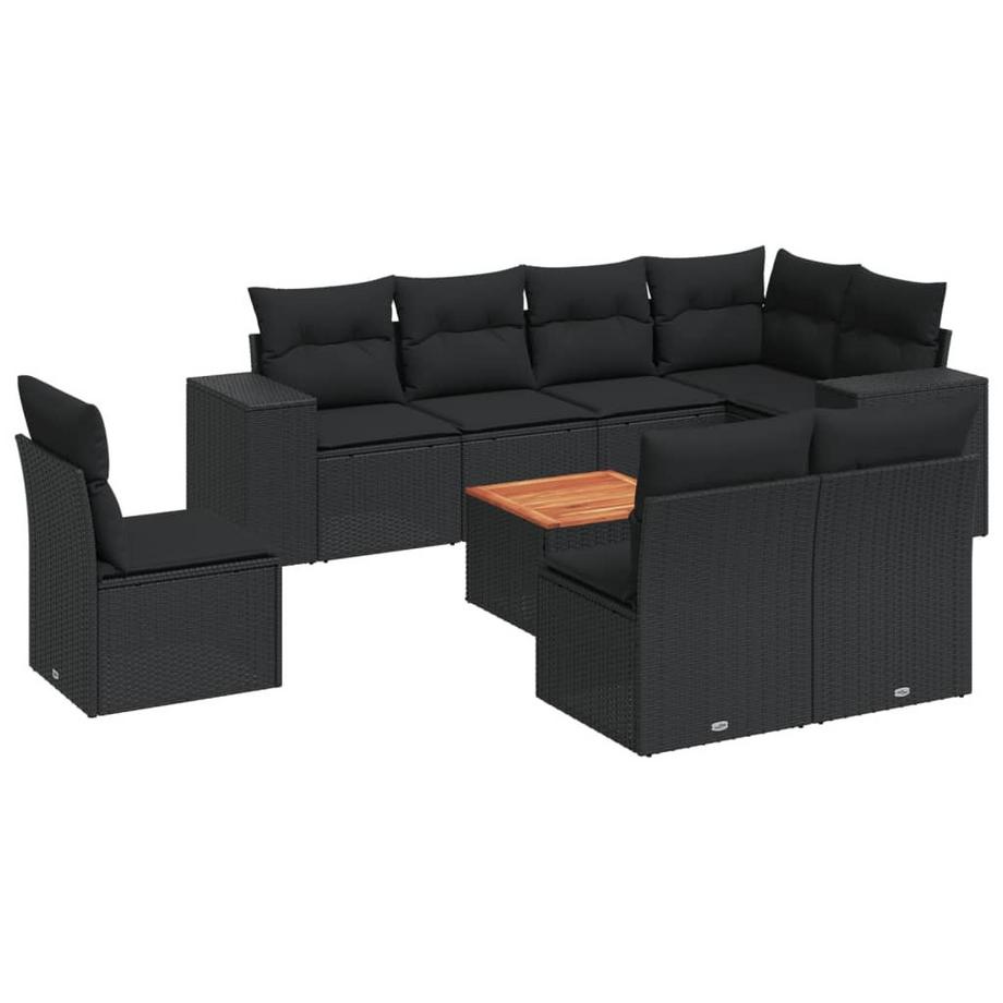 set divano da giardino Polirattan