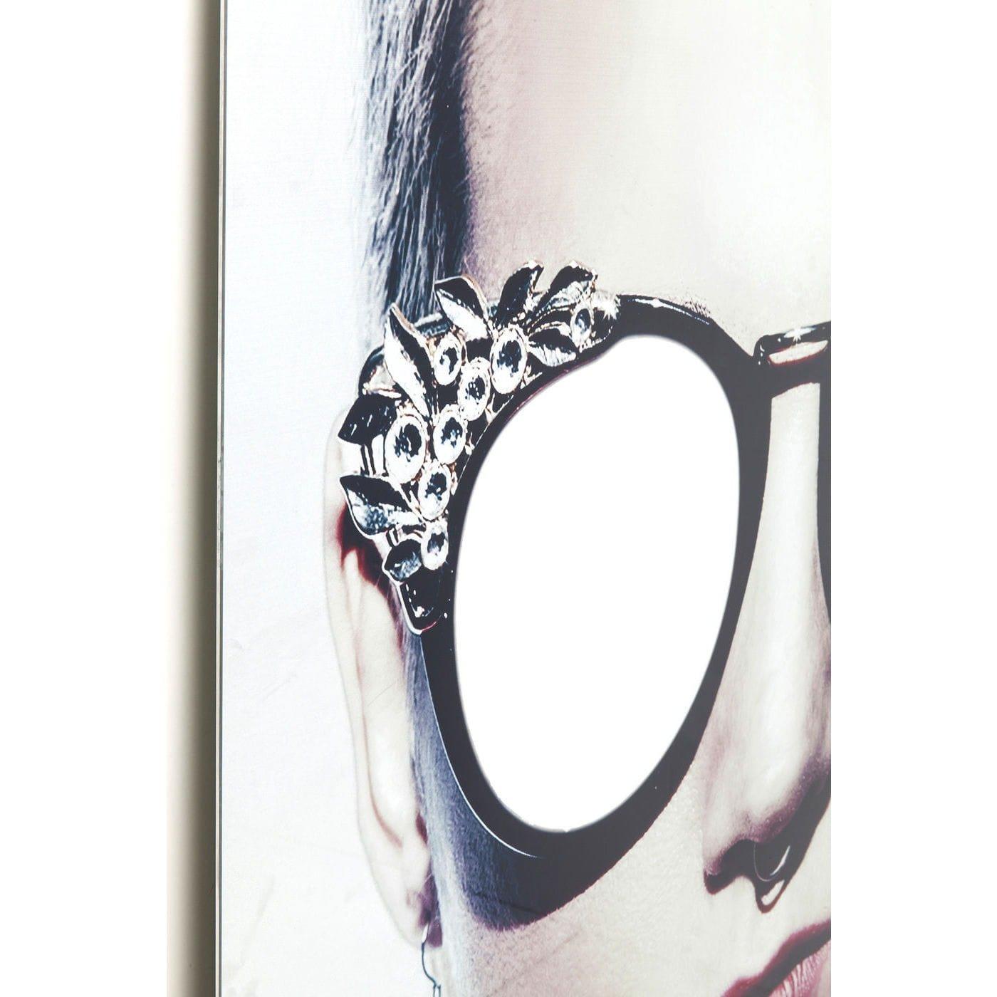 KARE Design Bild Glas Metallic Girlie 120x120cm  