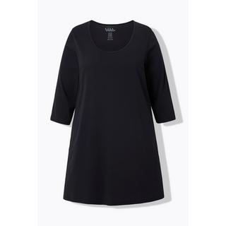 Ulla Popken  Longshirt, A-Linie, Rundhalsausschnitt, 3/4-Arm 