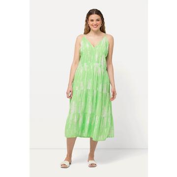 Abito midi dal taglio smanicato con scollo a V e coppe triangolari