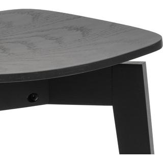 mutoni Chaise de salle à manger Enrico noire (1 pièce)  