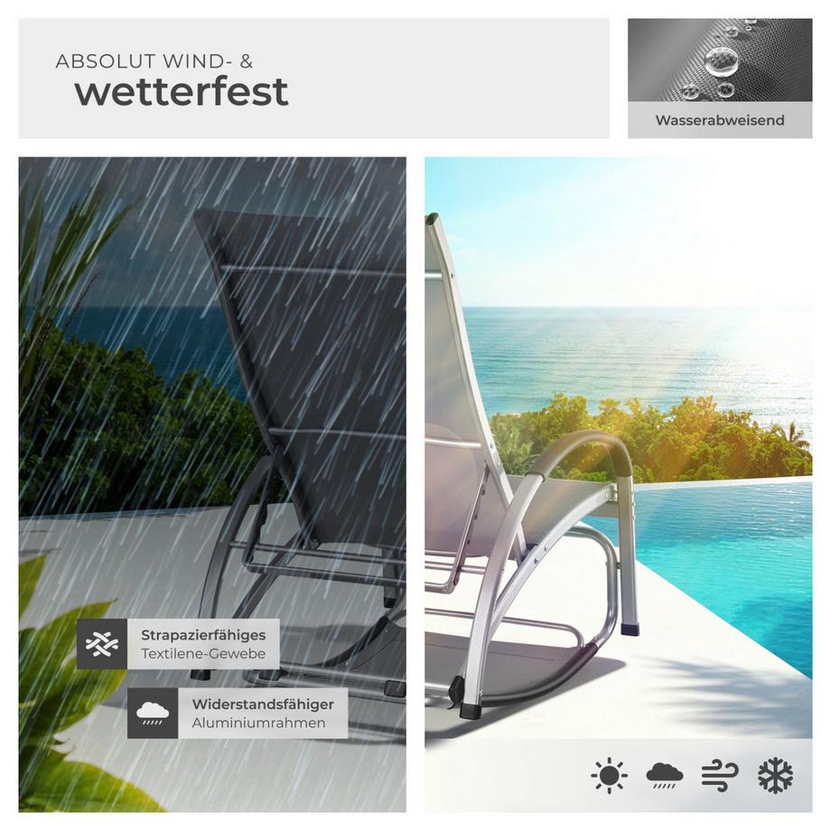 Tectake Esszimmerstuhl Olena gepolstert mit Kunstlederbezug Rückenlehne und Armlehnen eine Liege  