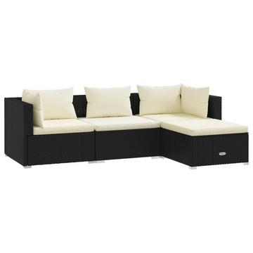 Garten-lounge-set poly-rattan