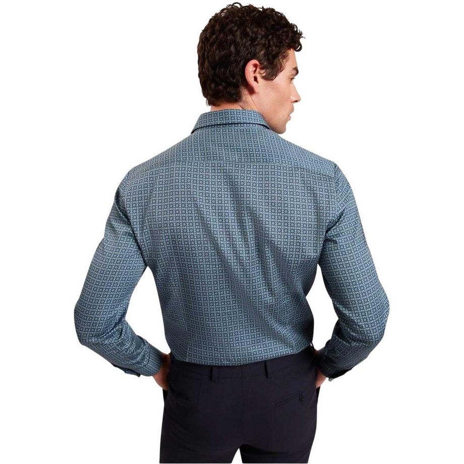 TED BAKER  Chemise Manches Longues Motiftyle Géométrique 