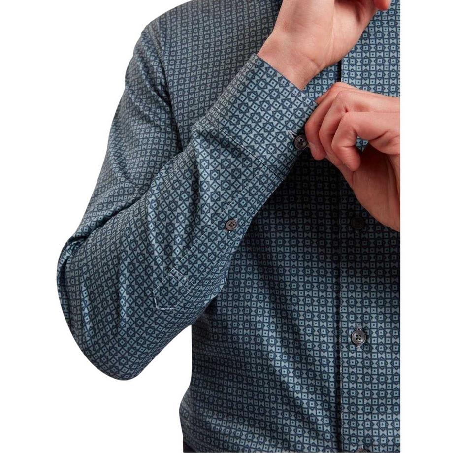 TED BAKER  Chemise Manches Longues Motiftyle Géométrique 