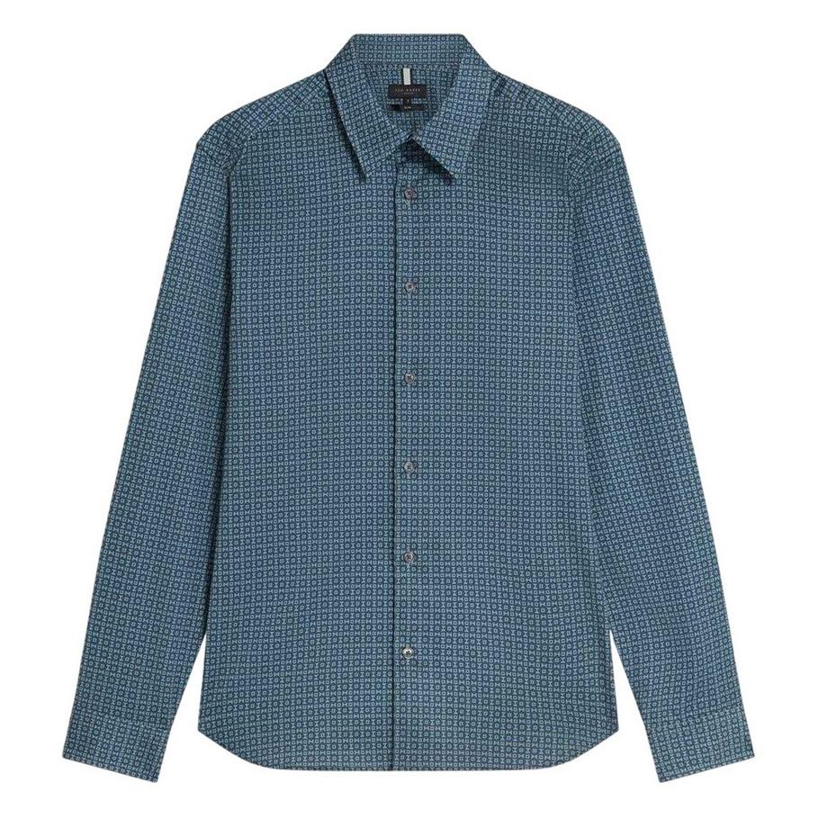 Chemise Manches Longues Motiftyle Géométrique