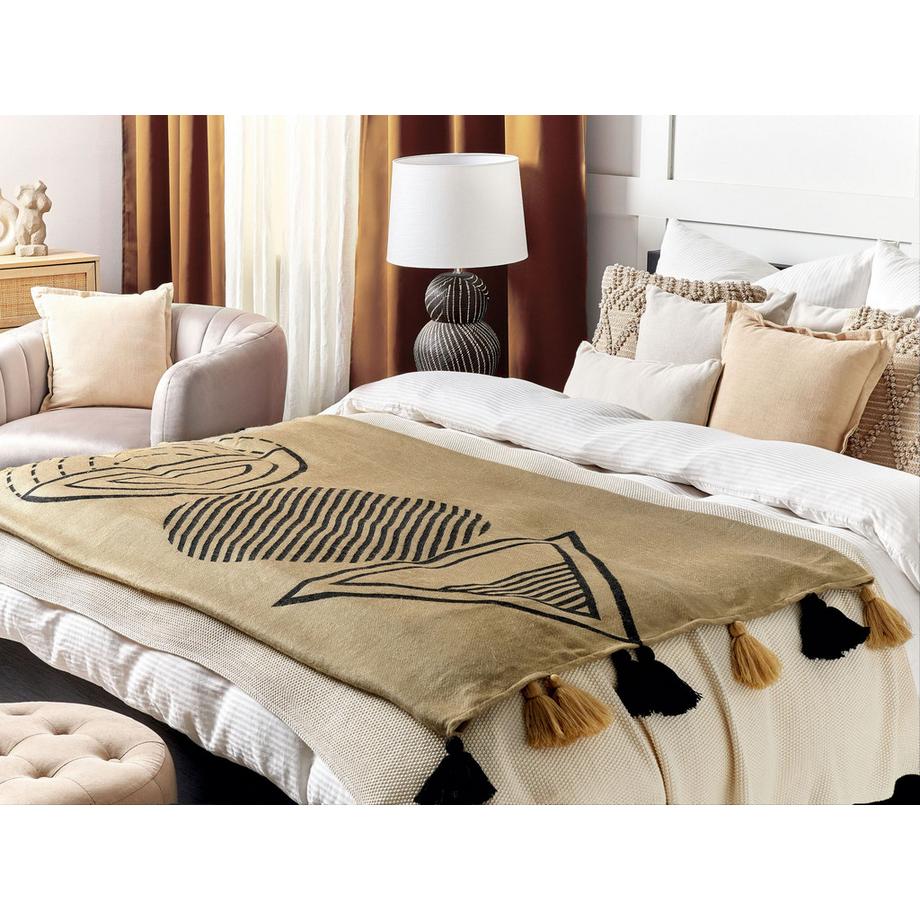 Beliani Coperta Glamour THUMKI in Acrilico  