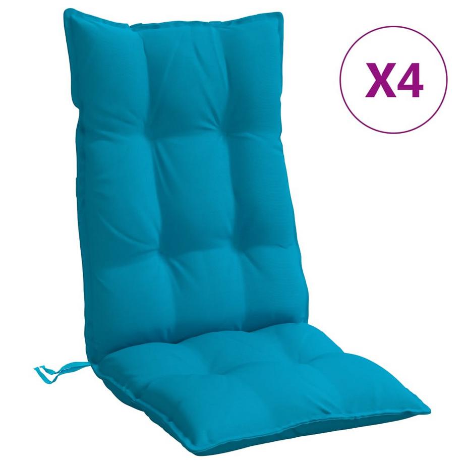 cuscino per sedia con schienale alto Tessuto