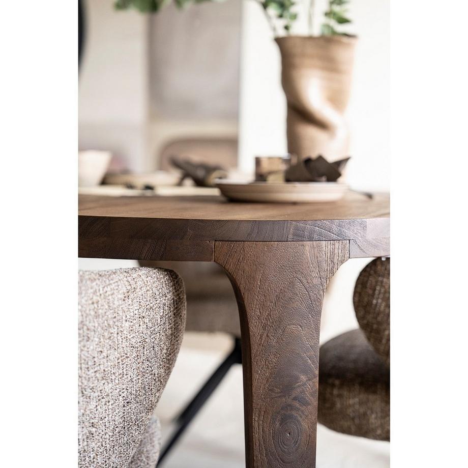 mutoni Table de salle à manger Taylor Mango 140x120  