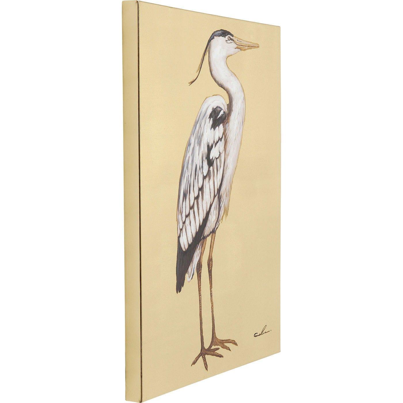 KARE Design Bild Touched Heron Right 70x50cm  