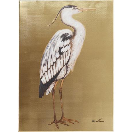 KARE Design Bild Touched Heron Right 70x50cm  