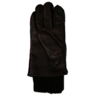 CASH-MERE.CH  Gants en cuir à doublure allongée et fonction écran tactile 