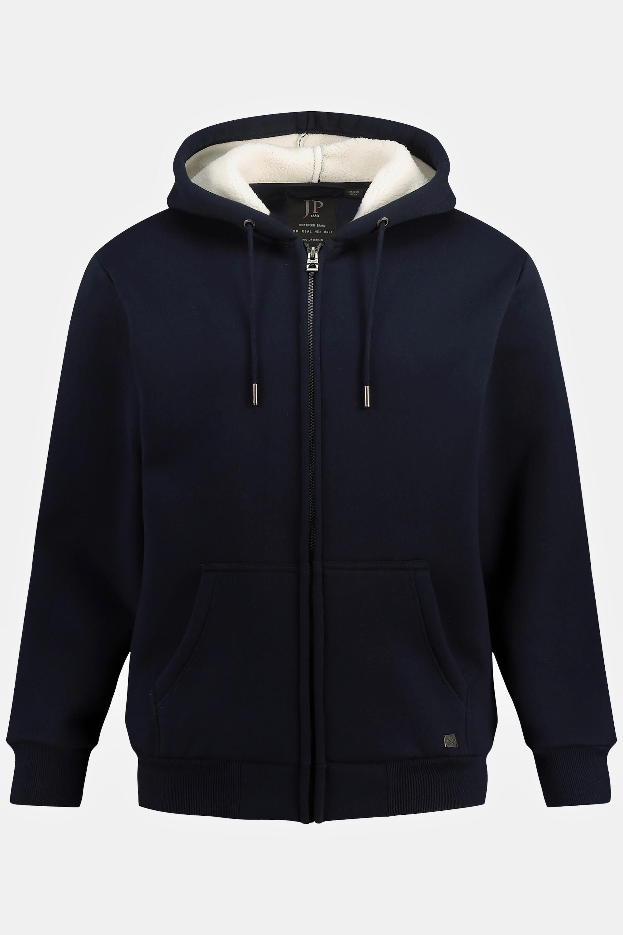 JP1880  Hoodiejacke, Outdoor, Sweatjacke, Kapuze, Teddyfutter, Zipper 