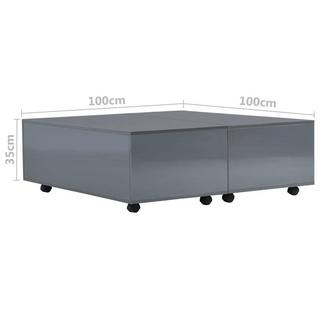 VidaXL Table basse bois d'ingénierie  