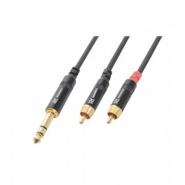 PD-Connex 177030 cavo audio 3 m 6.35mm RCA Nero