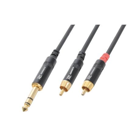 PD-Connex  PD-Connex 177030 câble audio 3 m 6,35 mm RCA Noir 