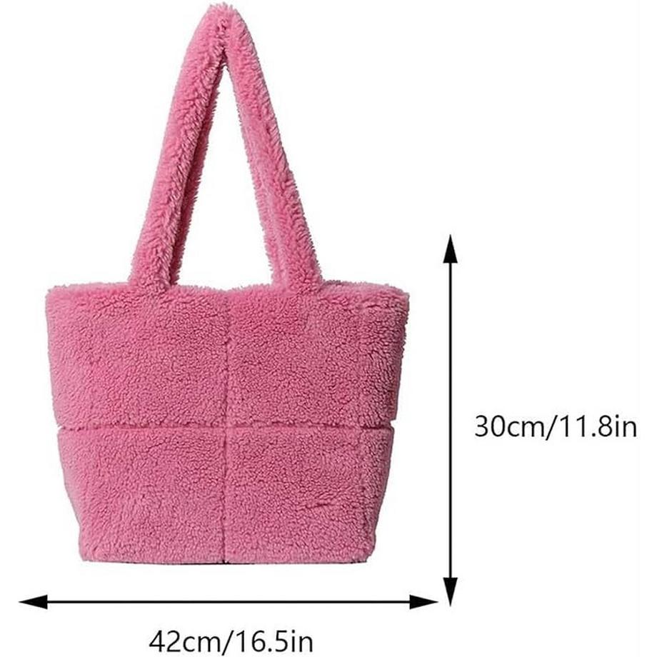 Only-bags.store Schicke Kunstpelz Umhängetasche  