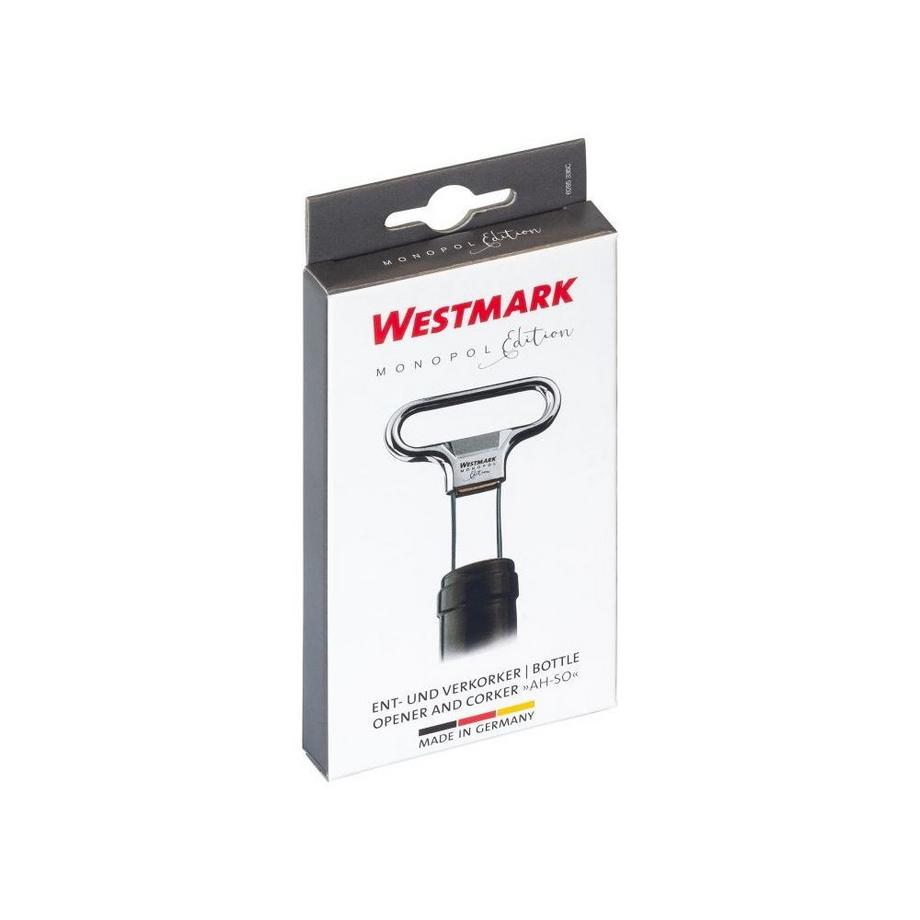 WESTMARK Ent-und Verkorker Ah-So, verchromt, 11x6.5x1 cm (1625 21)  
