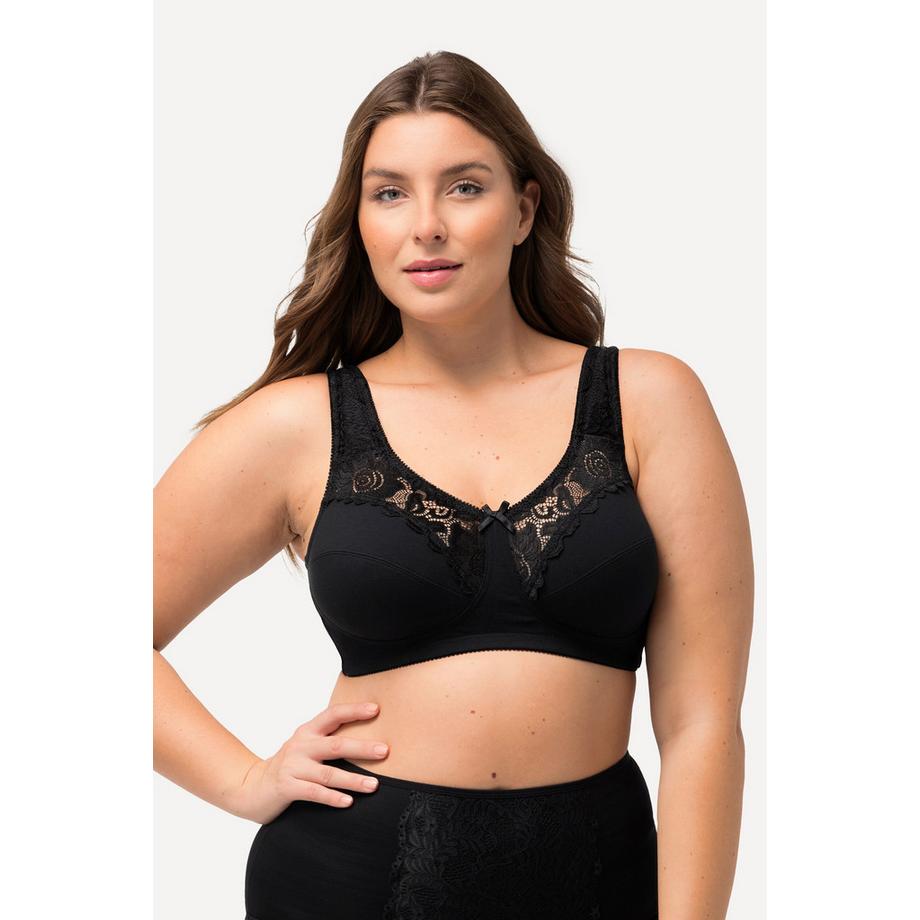 Ulla Popken Kelly Entlastungs-BH Spitze ohne Bügel  