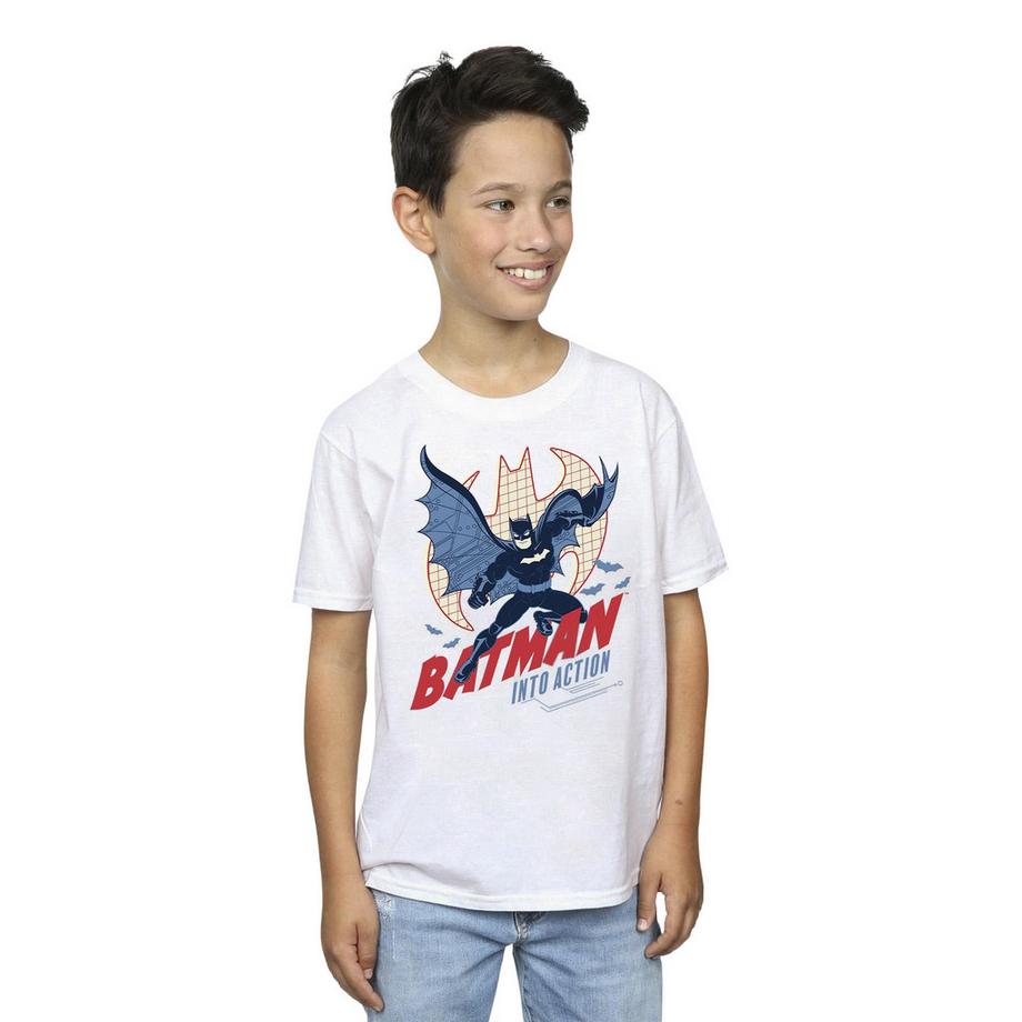 DC COMICS  Tshirt INTO ACTION 