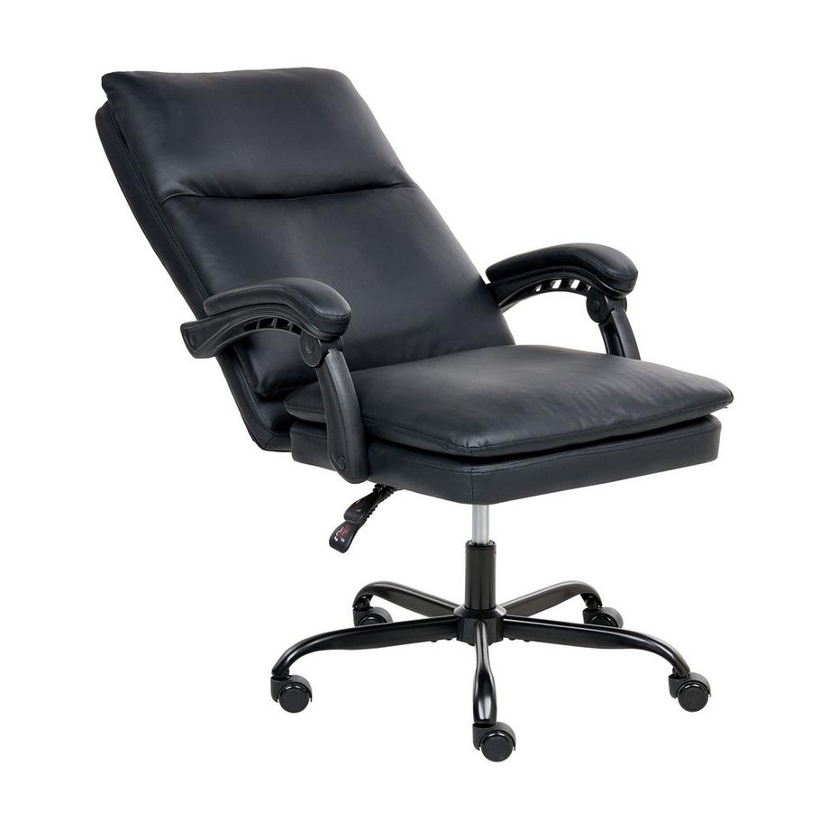 Beliani Poltrona da scrivania en Pelle sintetica Classico SERENE  