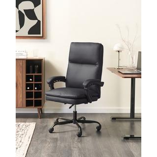 Beliani Poltrona da scrivania en Pelle sintetica Classico SERENE  