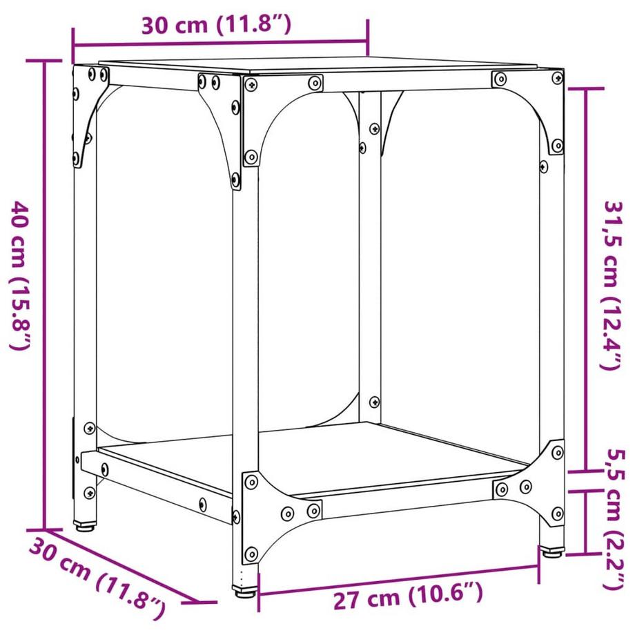 VidaXL Couchtisch holzwerkstoff  
