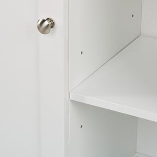 Northio Meuble sous-vasque avec porte et 4 compartiments  