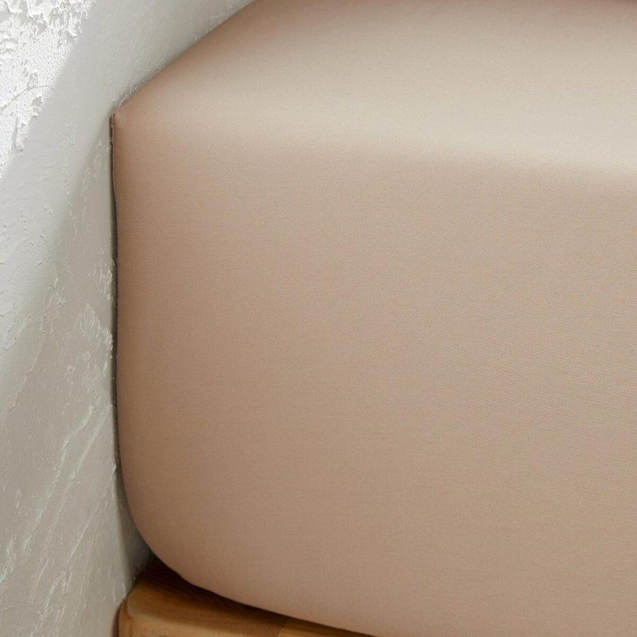 La Redoute Intérieurs Victor Drap-housse Satin de Coton Lavé  