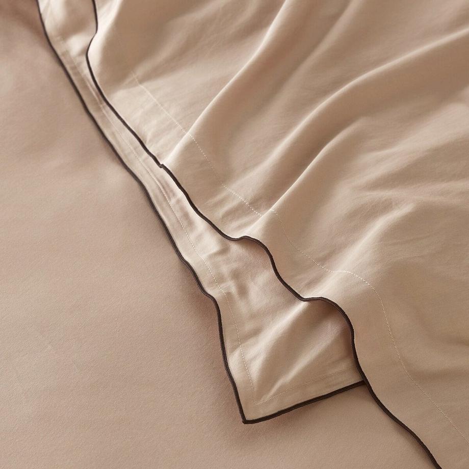 La Redoute Intérieurs Victor Drap-housse Satin de Coton Lavé  