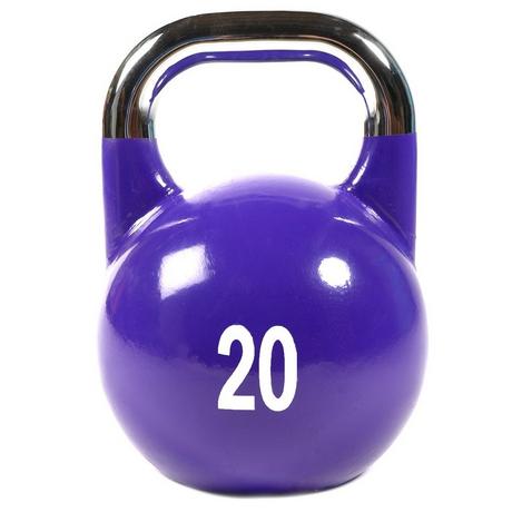 GladiatorFit  Wettkampf-Kettlebell aus Gusseisen mit aufgemaltem Logo 