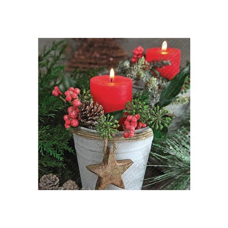 STEWO Serviette Dagmar 33x33cm 2572610720 rot 20 Stück