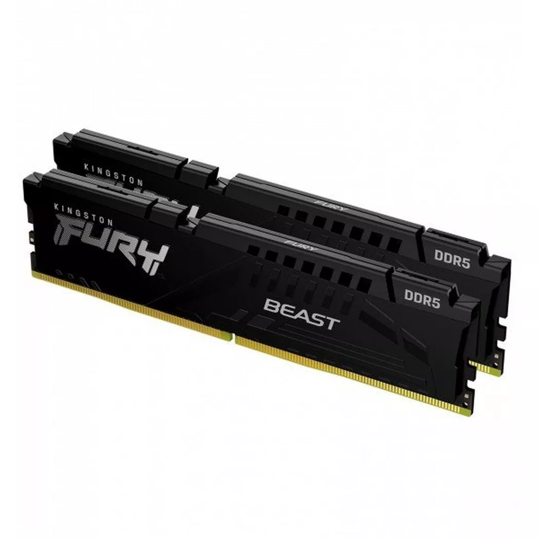Kingston Technology FURY Beast 16GB 5200MT/s DDR5 CL40 DIMM (Kit of 2) Black