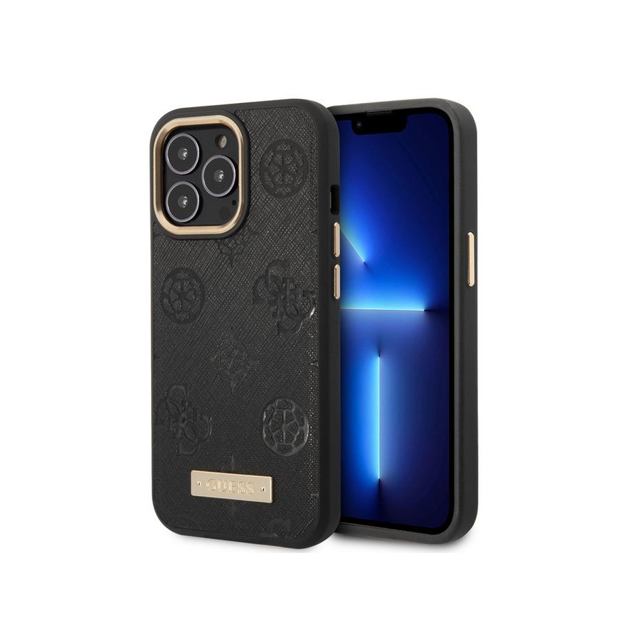 GUESS  Coque Magsafe iPhone 13 Pro Peony Metal 