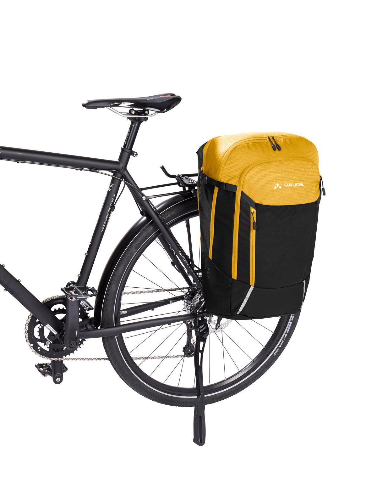 VAUDE Cycle 28 II umwandelbarer Rucksack und Gepäckträgertasche  