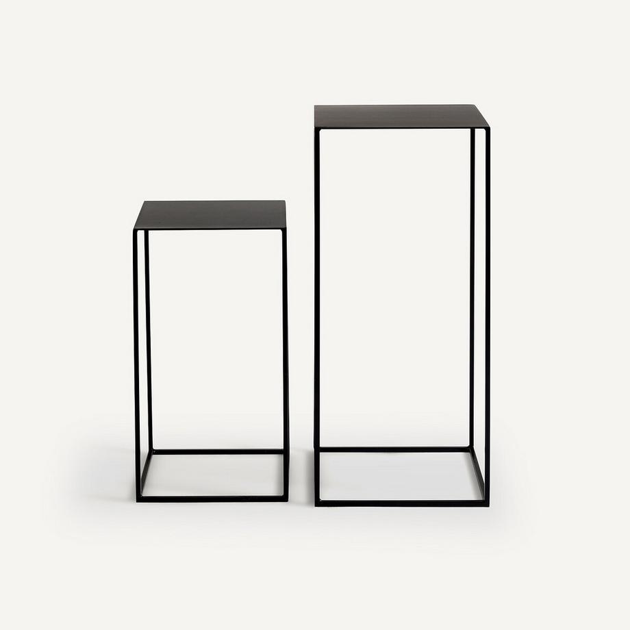 AM.PM Lot 2 sellettes gigognes métal acier laqué  