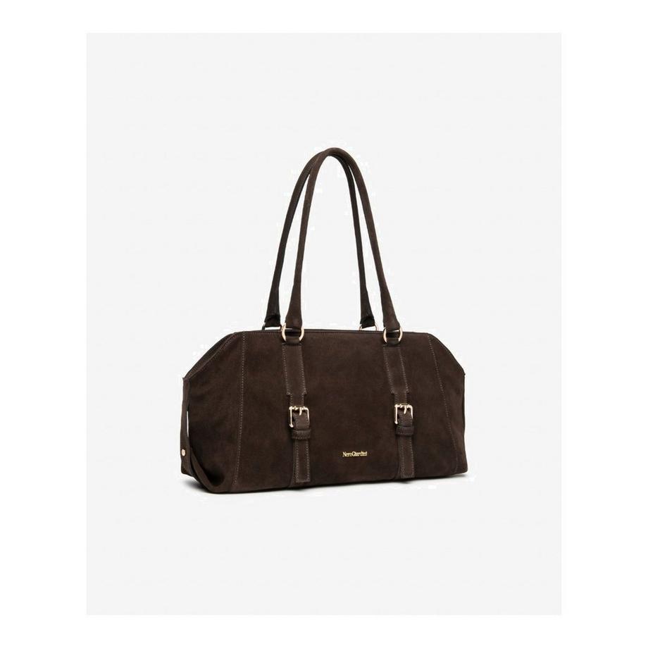 Nero Giardini Sac à main en cuir velours avec lanières décoratives  